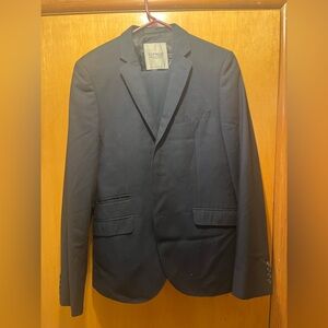 Topman Three Piece Suit - Dark Blue